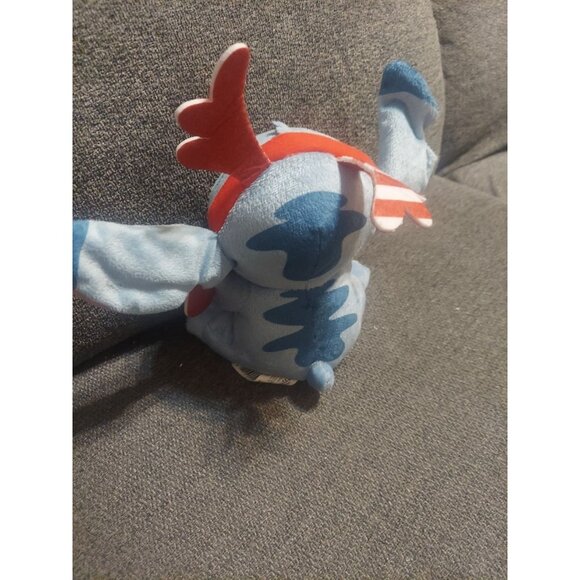 Disney Lilo & Stitch Holiday Plush Cuddly Stuffed Toy 8in Christmas Gift - Picture 7 of 10